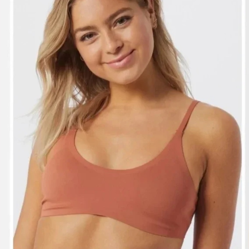 Free People Rust/Copper Scoop Bralette
